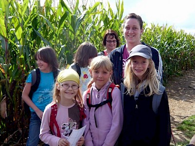 Titelbild Ausflug zum Maisfeldlabyrinth