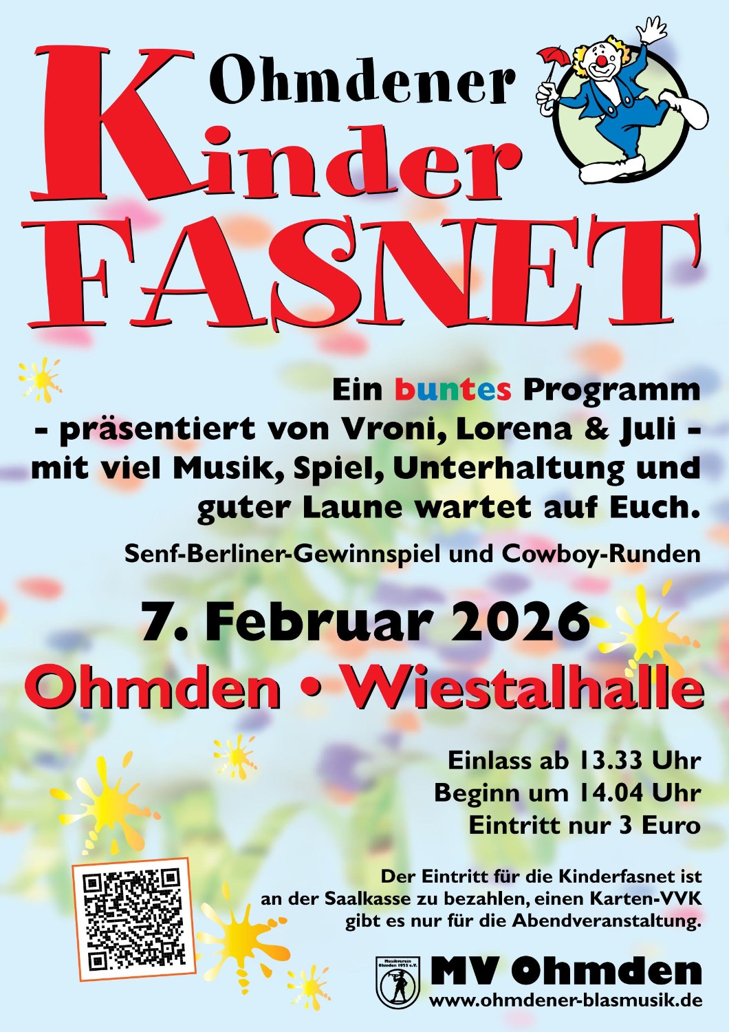 Titelbild Kinderfasching